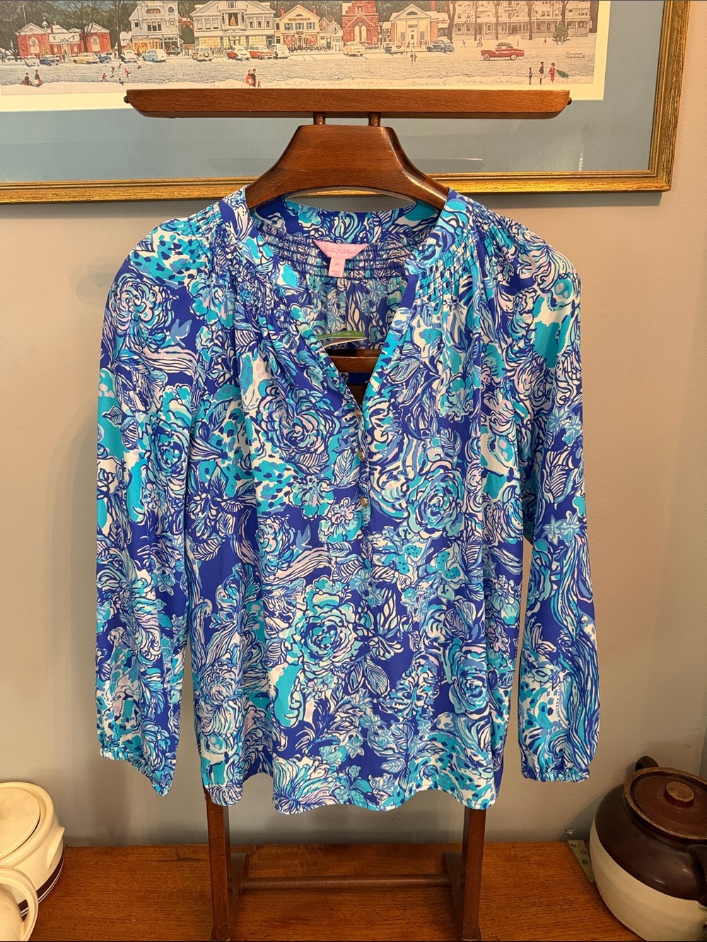 Lilly Pulitzer Elsa Silk Top